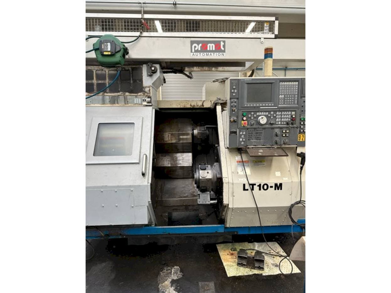 Front view of Okuma LT10  machine