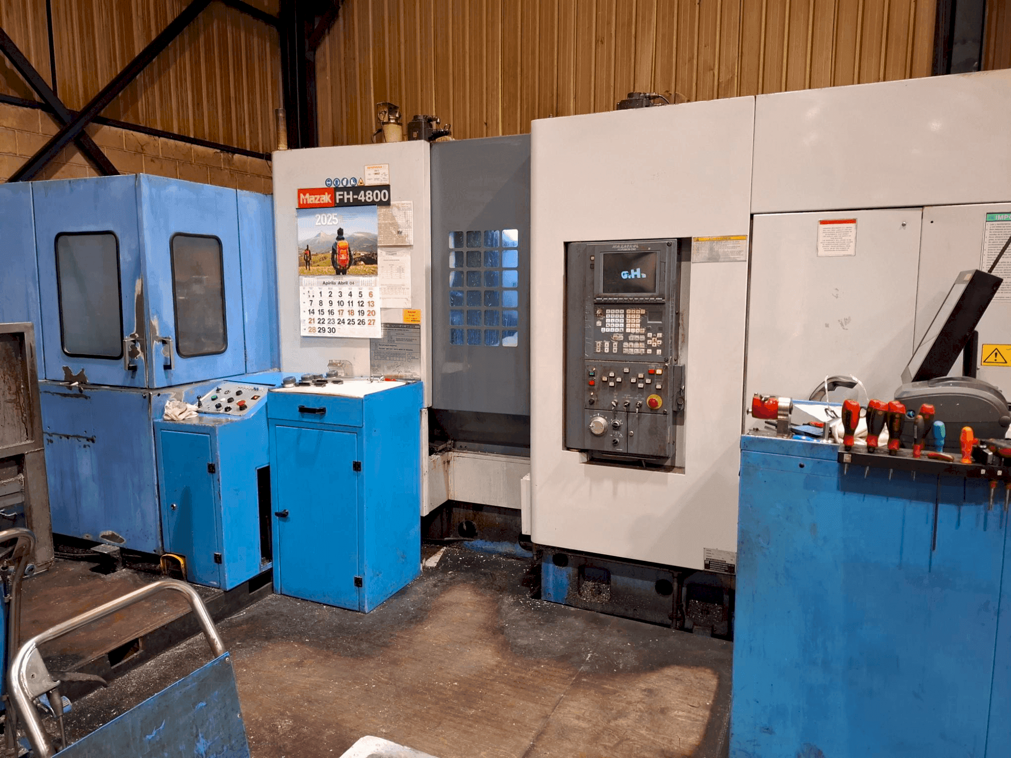 Front view of Mazak FH-4800  machine