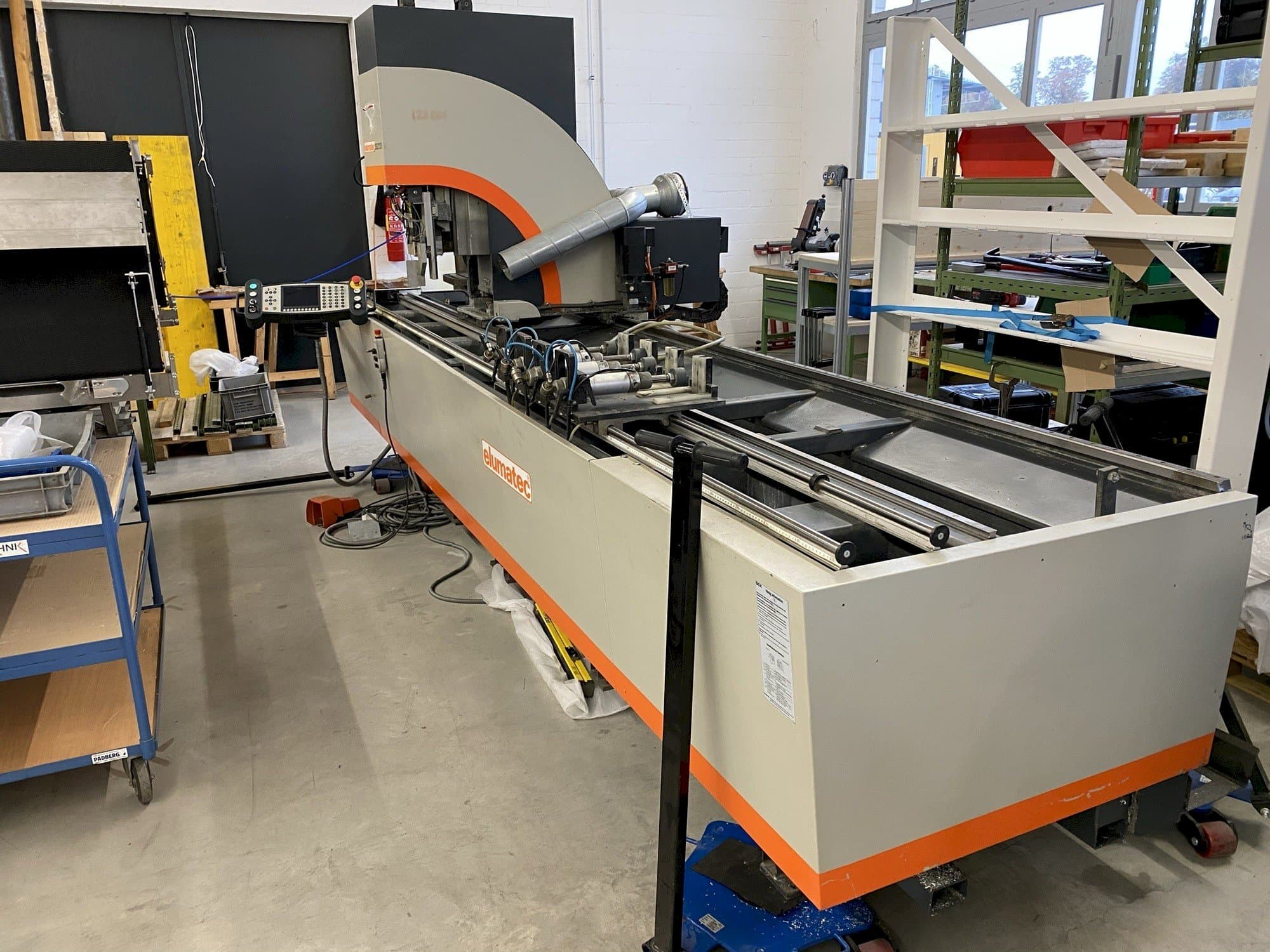 Front view of Elumatec SBZ 122/3  machine