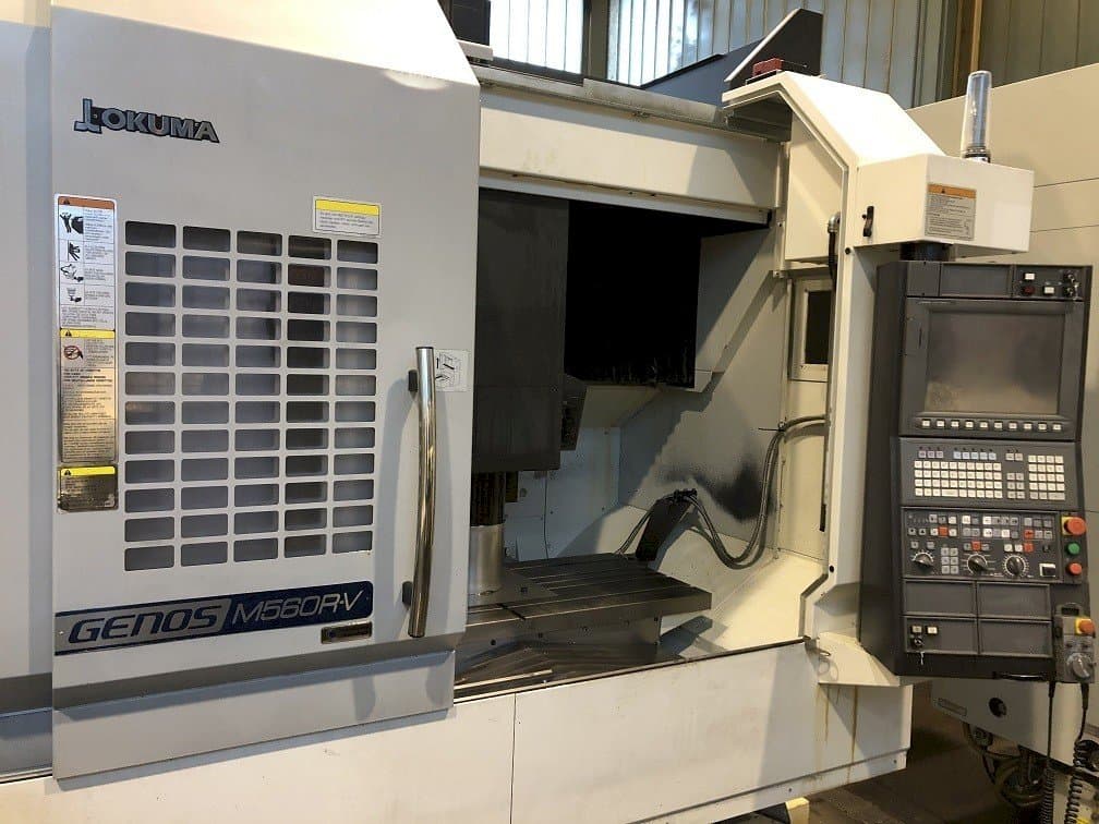Front view of Okuma Genos M560R-V  machine