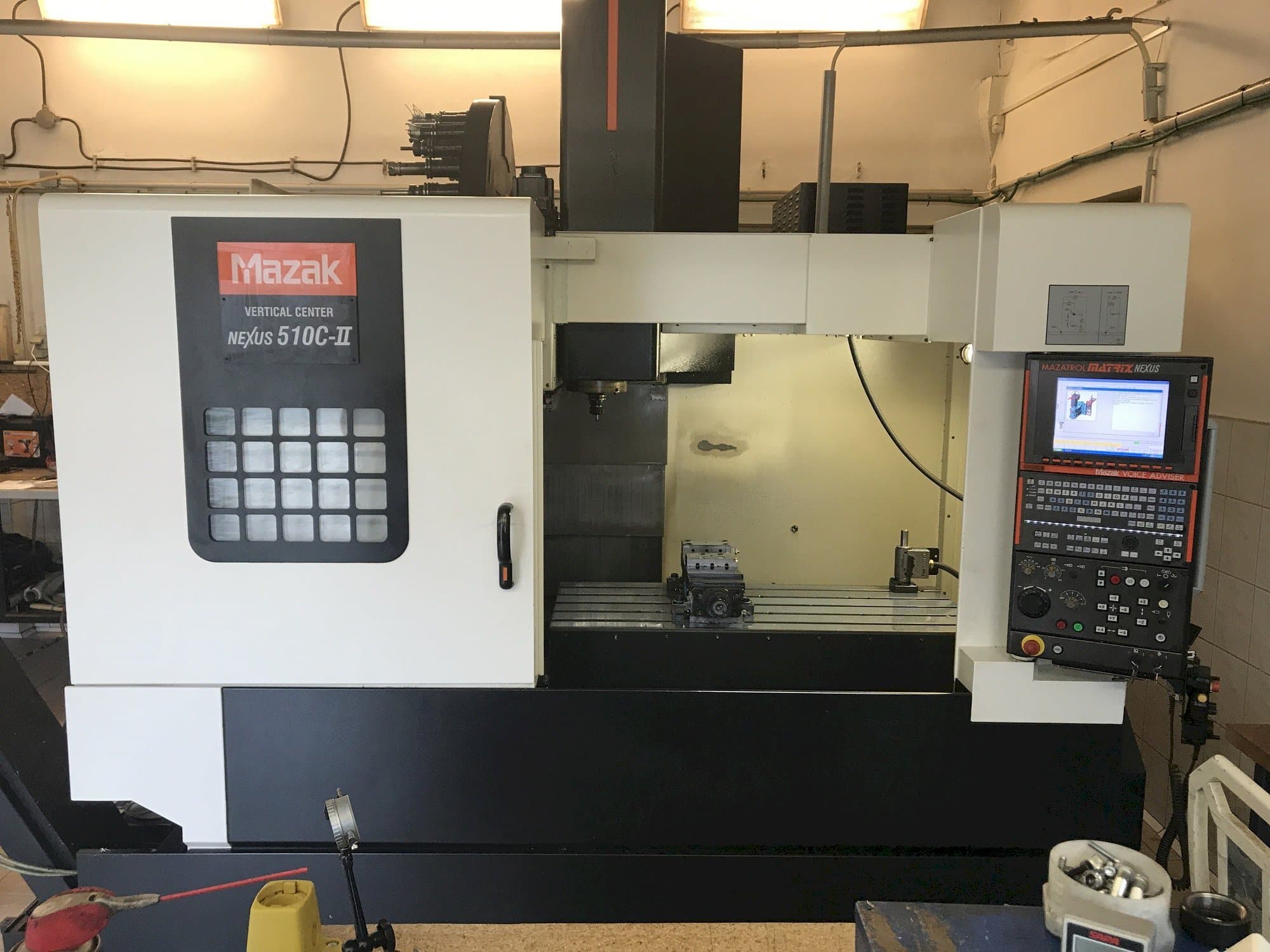 Front view of Mazak Nexus 510C-II  machine
