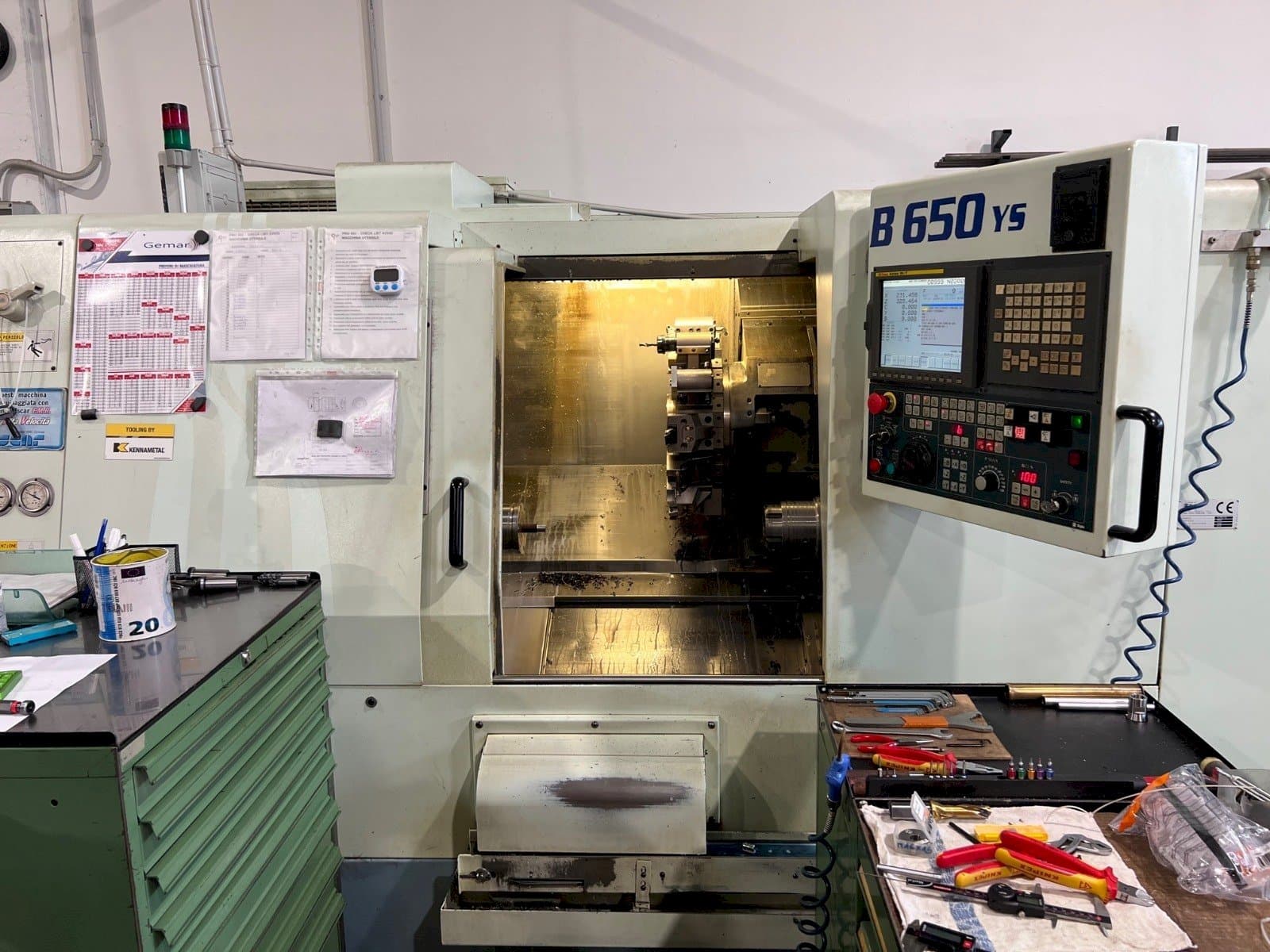 Front view of Biglia B650 YS  machine