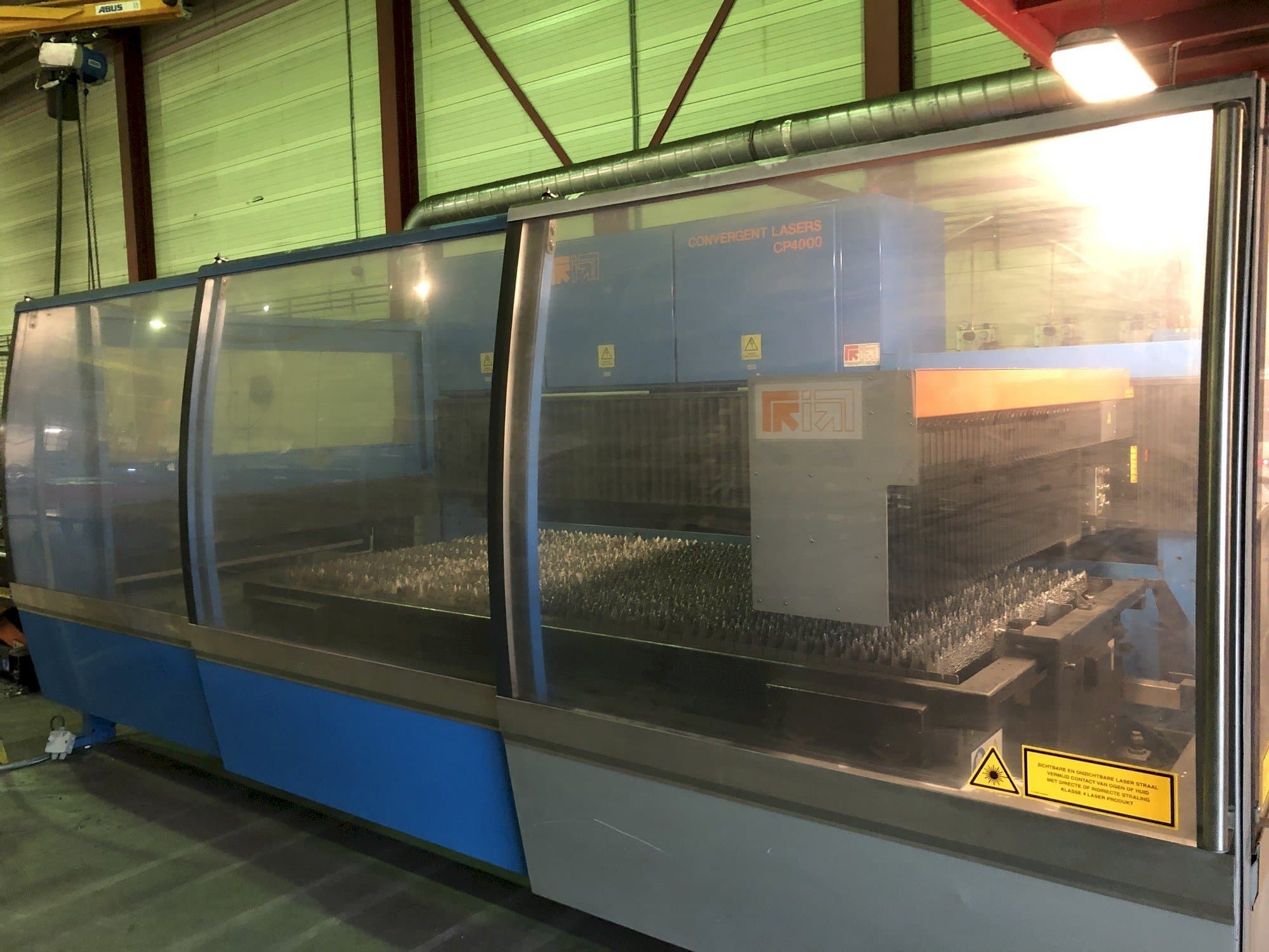 Front view of Prima Power Platino CP4000  machine