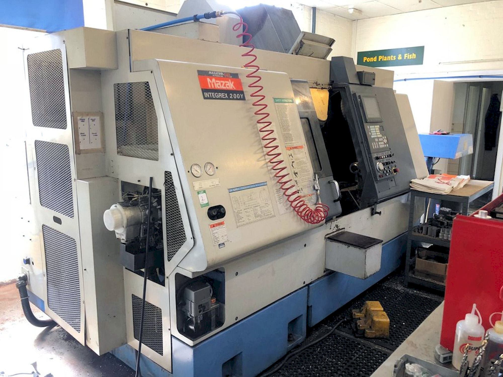 Front view of Mazak Integrex 200Y  machine