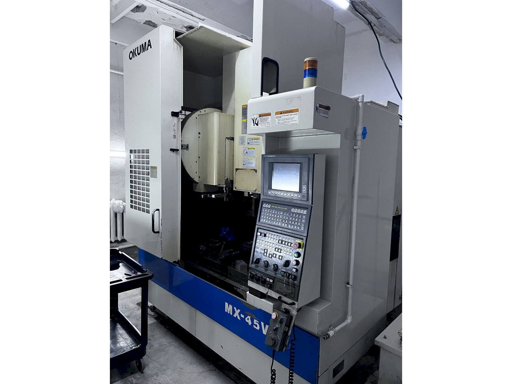 Front view of Okuma MX45-VAE  machine