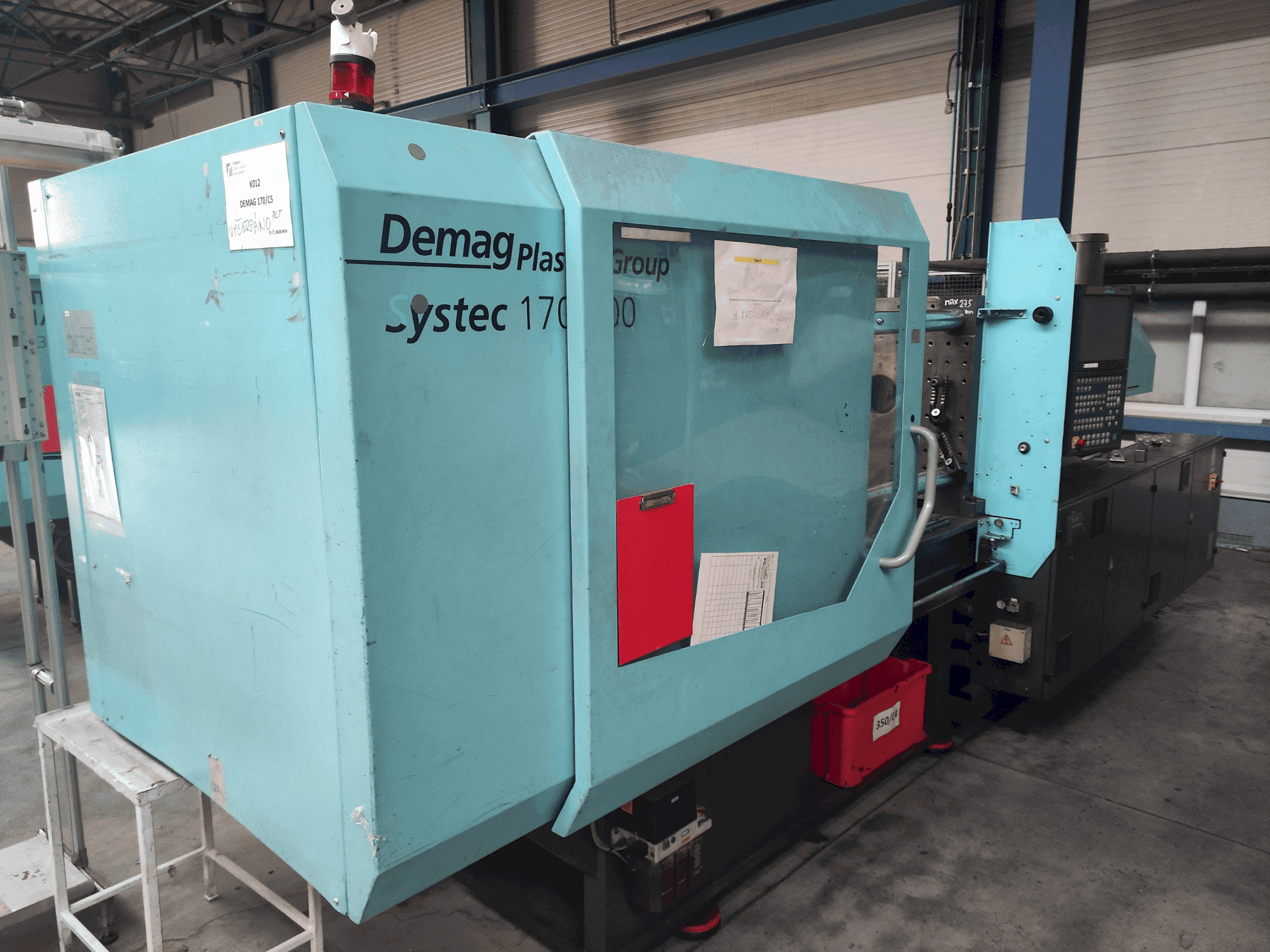 Front view of DEMAG Systec 170/520-600  machine