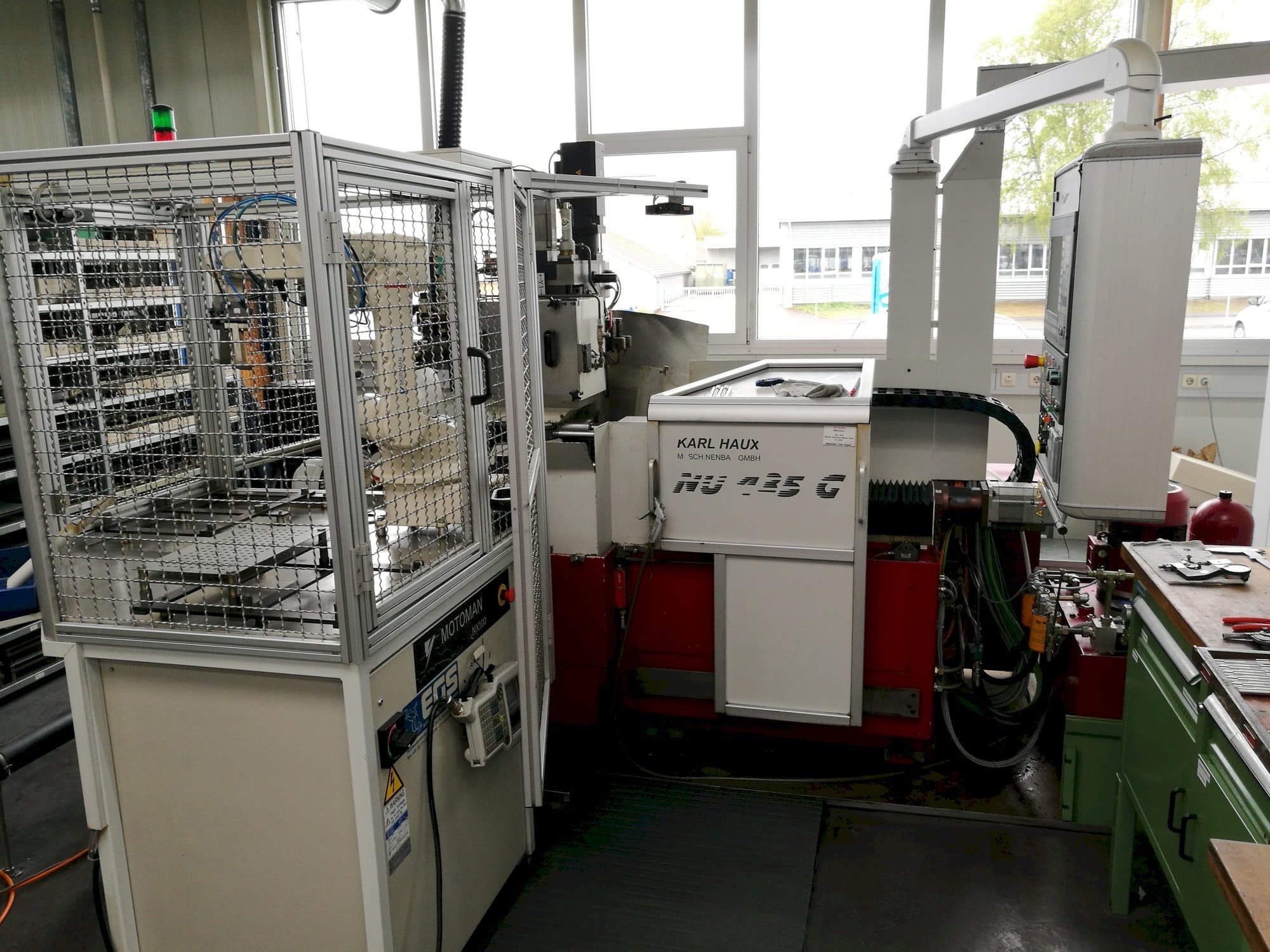 Left side view of Haux NS 435G machine