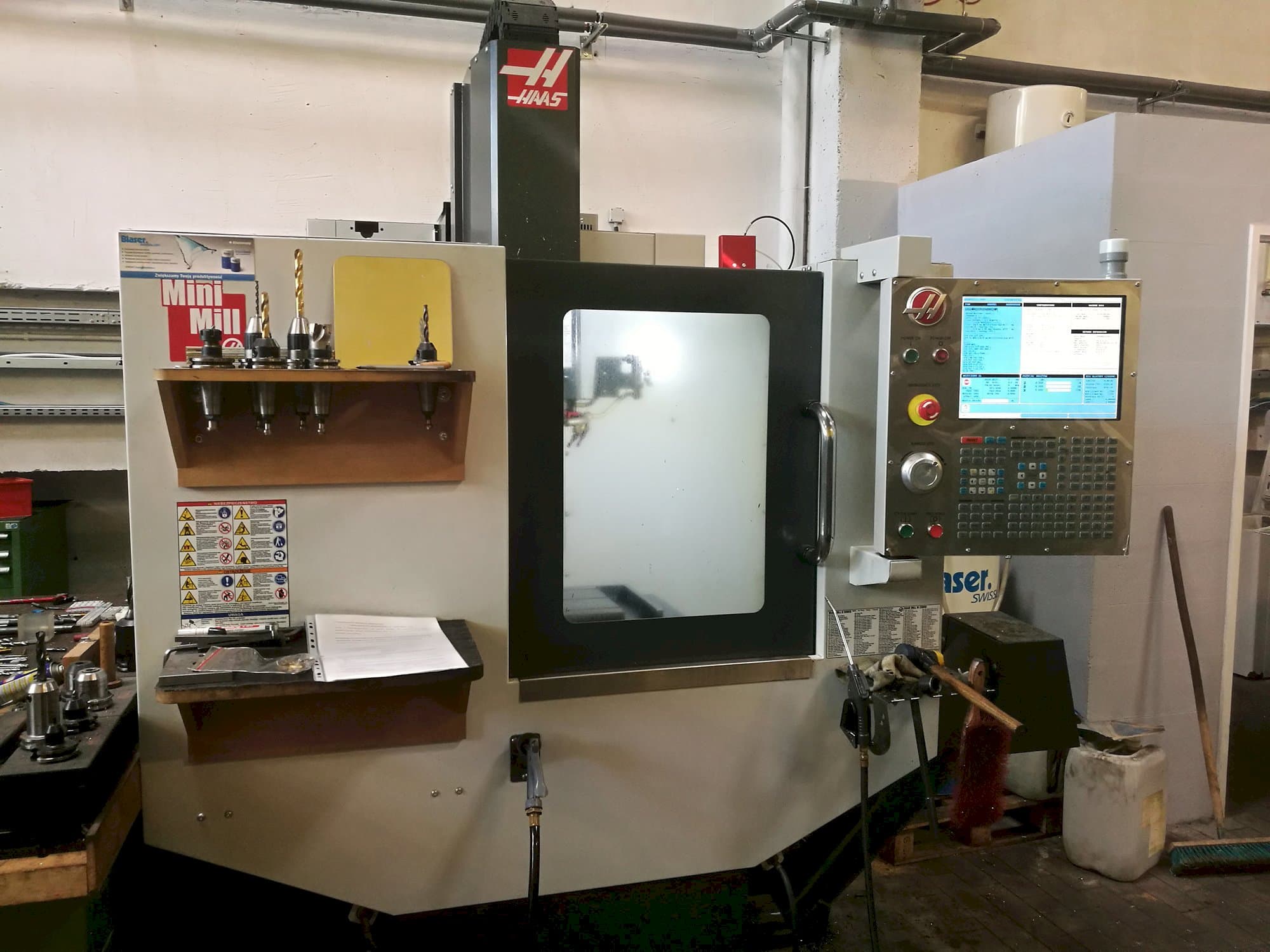 Front view of HAAS MINIMILL  machine