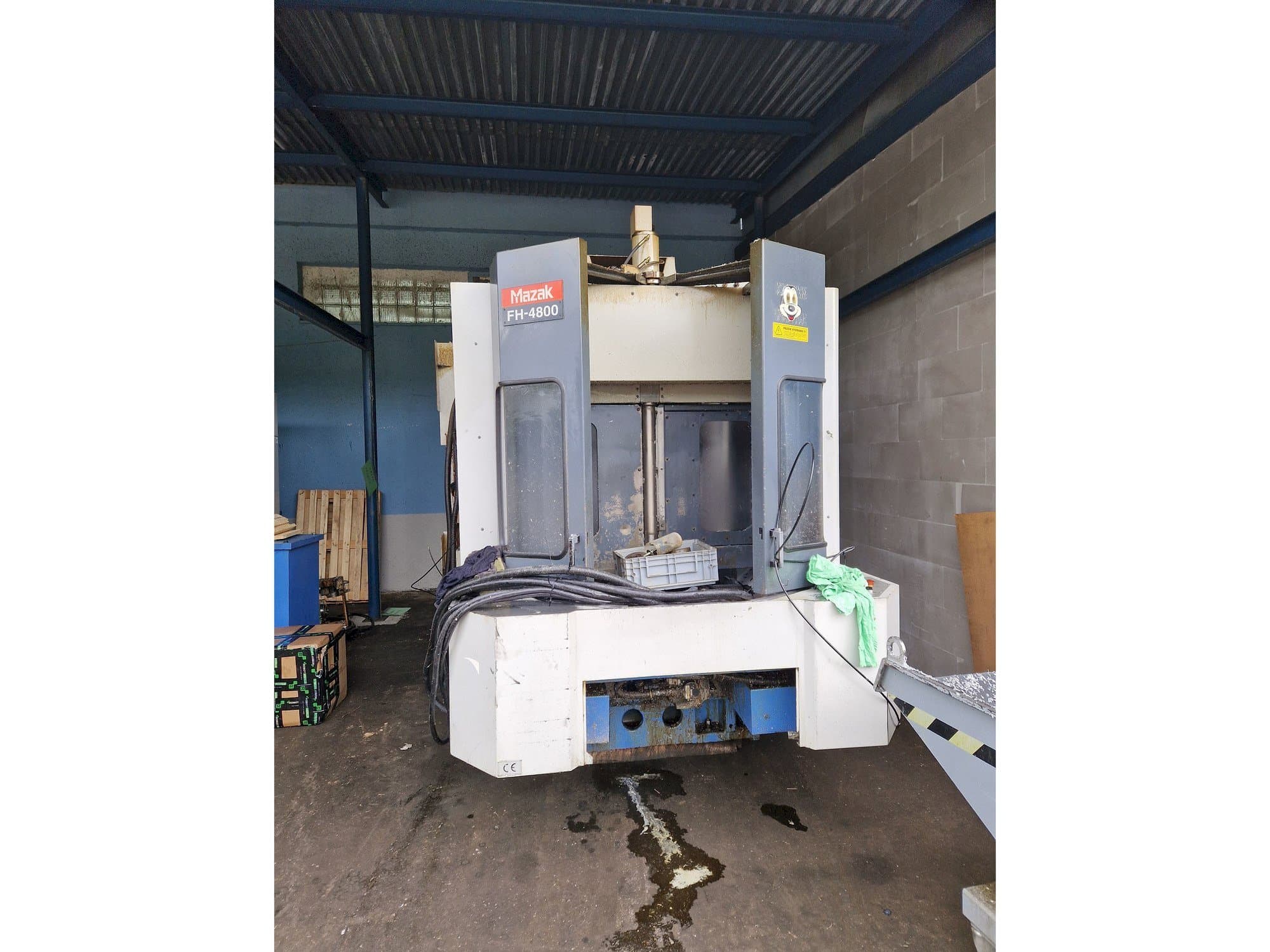 Front view of Mazak FH-4800  machine