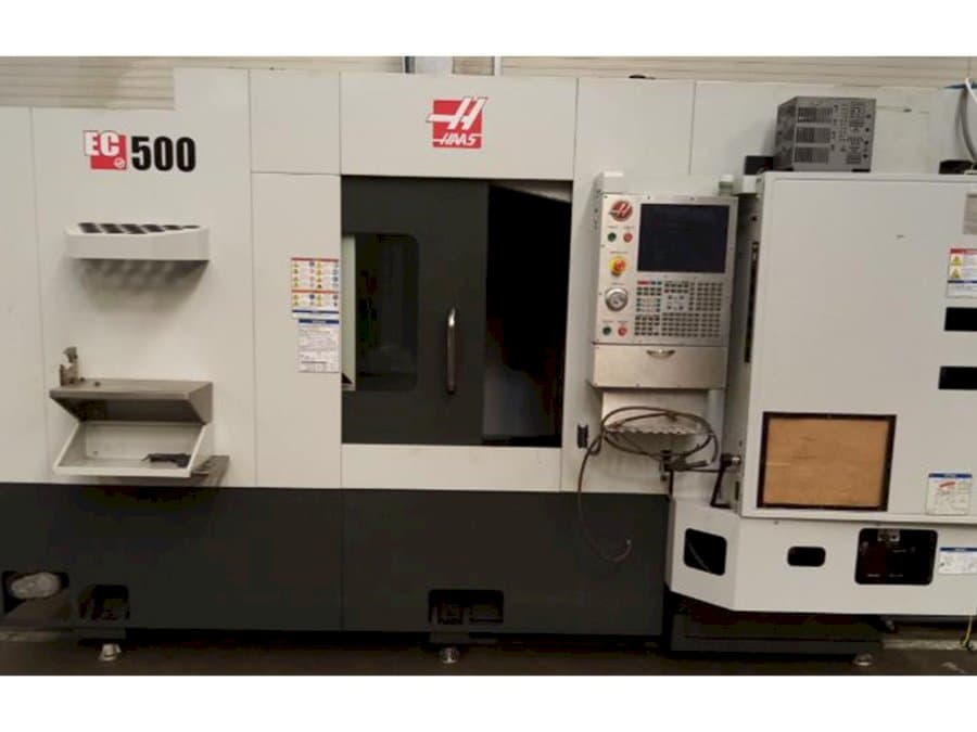 Front view of HAAS EC-500  machine