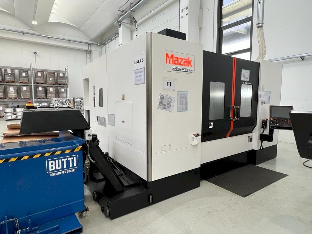 Front view of Mazak VTC 760  machine
