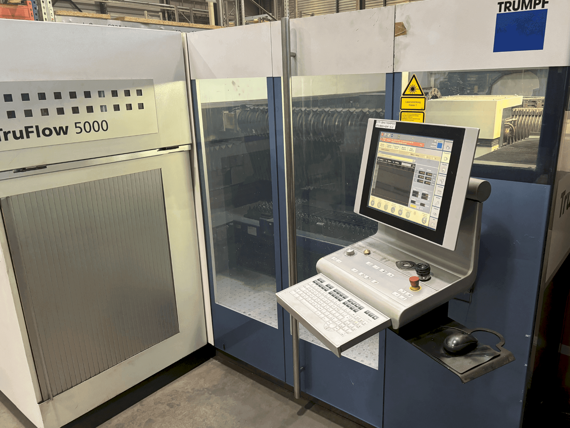 Front view of TRUMPF TruLaser 3030  machine