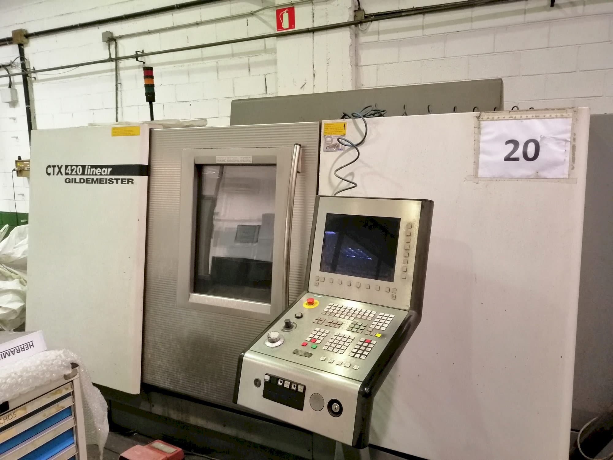 Front view of Gildemeister CTX 400  machine