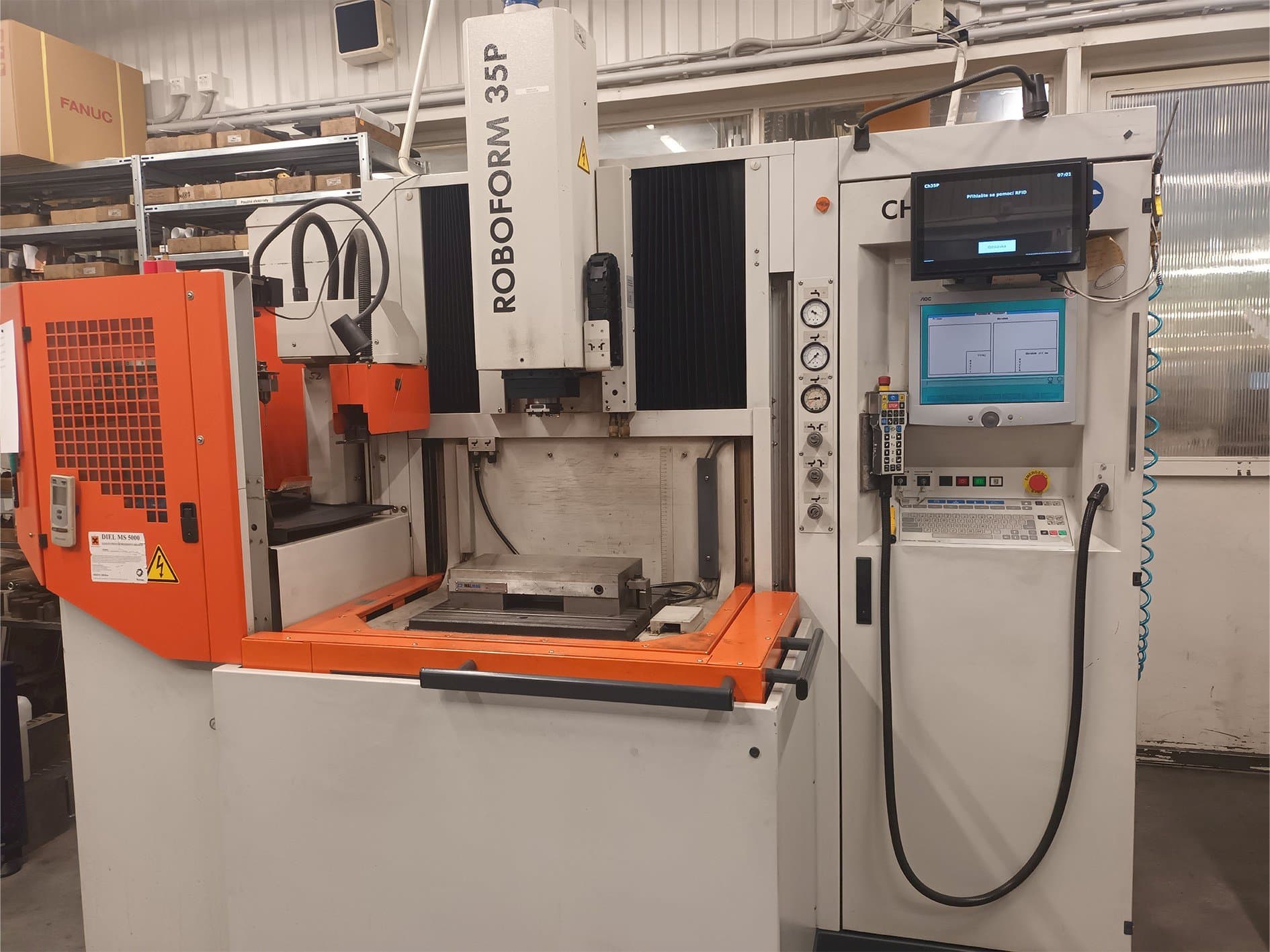 Front view of CHARMILLES ROBOFORM 35P  machine