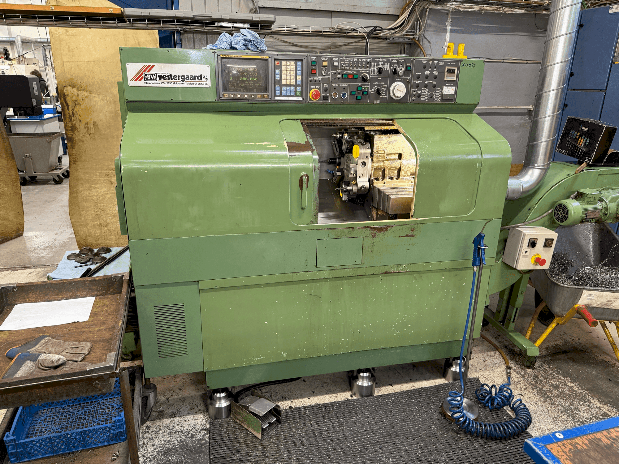 Front view of NAKAMURA TMC-15  machine