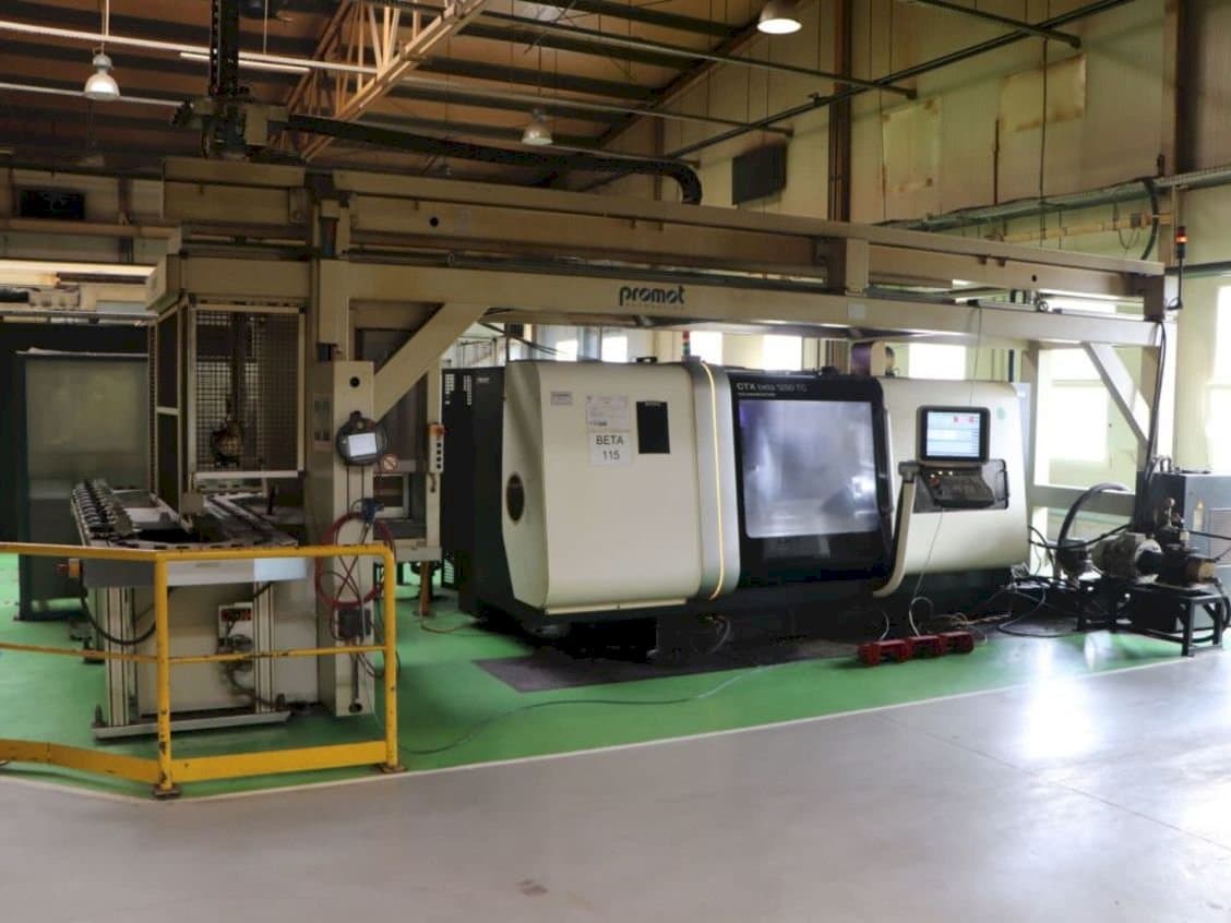 Front view of DMG CTX Beta 1250 TC  machine