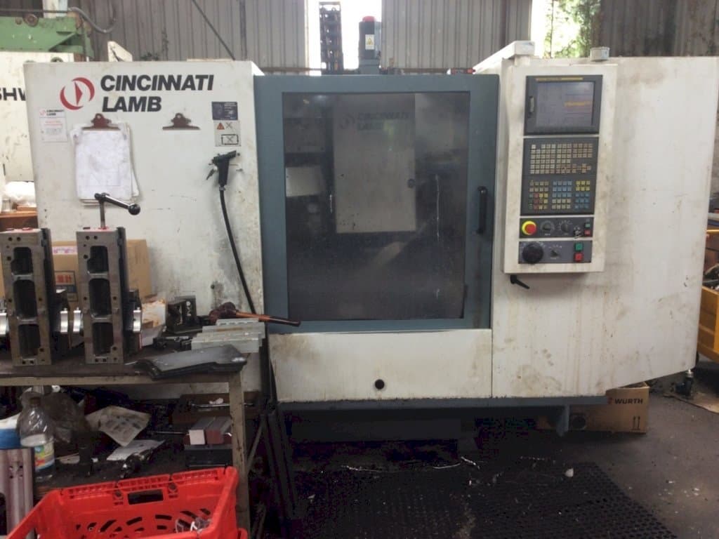 Front view of Cincinnati Lamb VCnC 760  machine