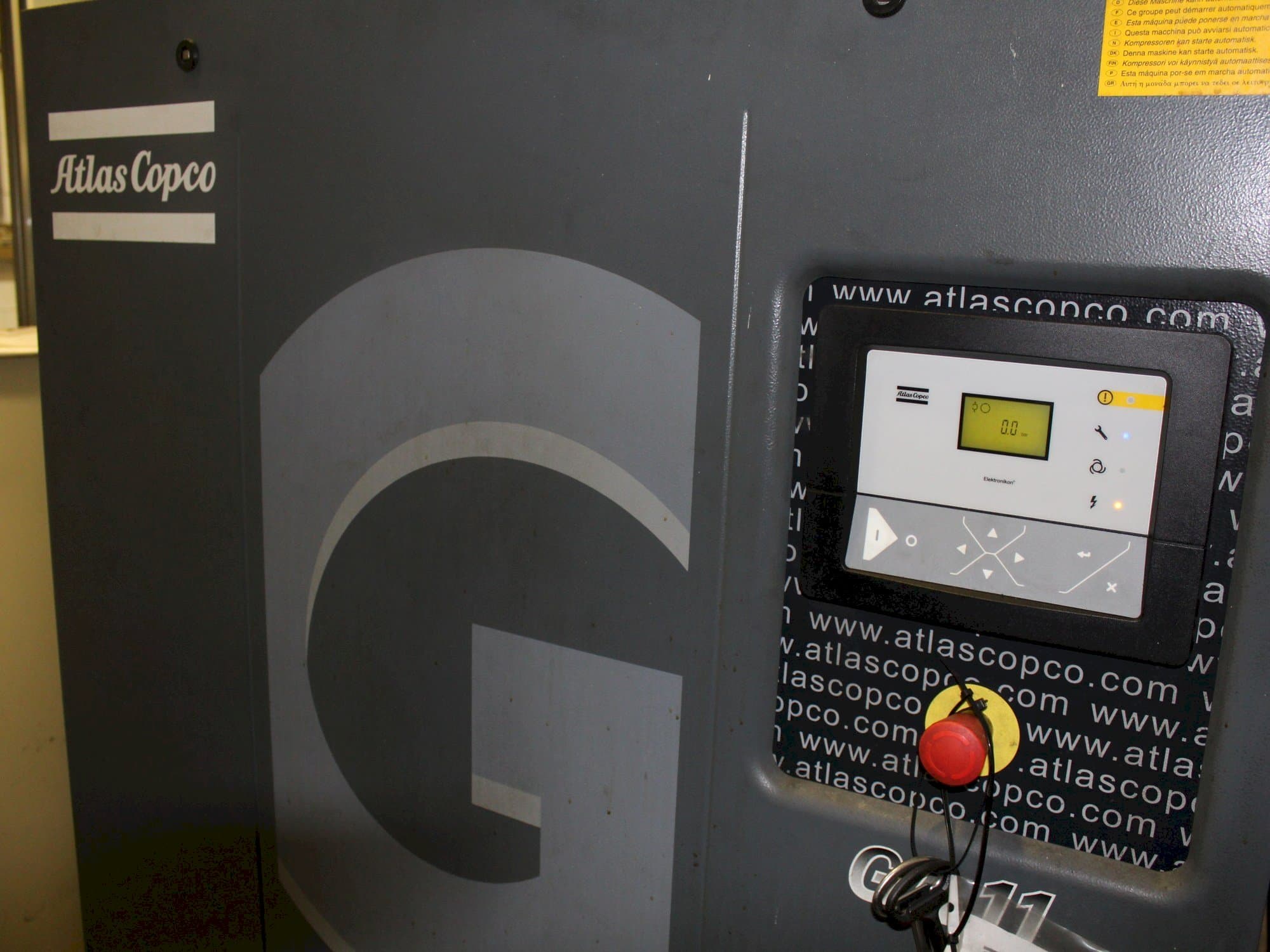 Front view of Atlas Copco GA11  machine