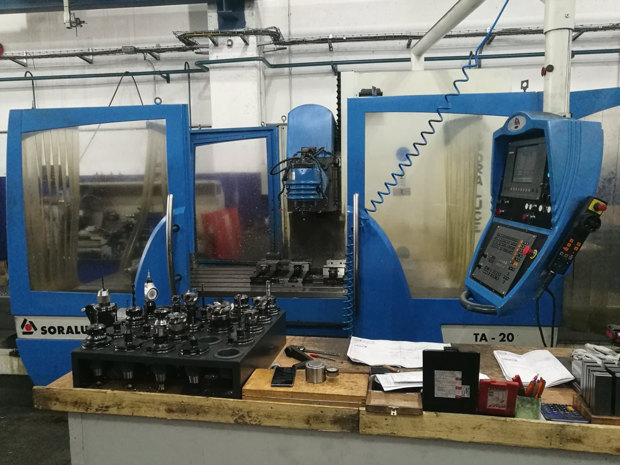 Front view of Soraluce TA-20 Machine