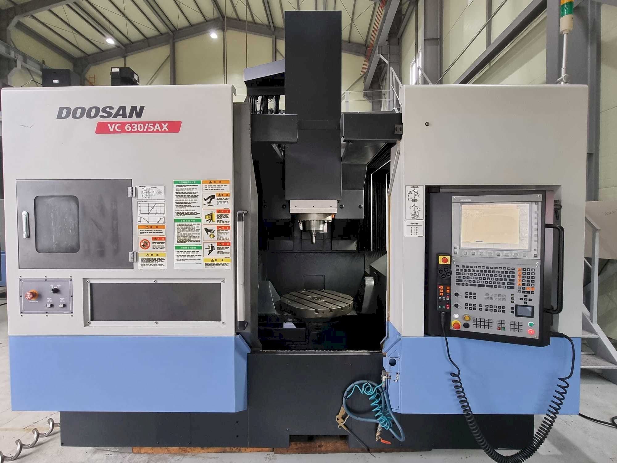 Front view of Doosan VC630/5AX  machine