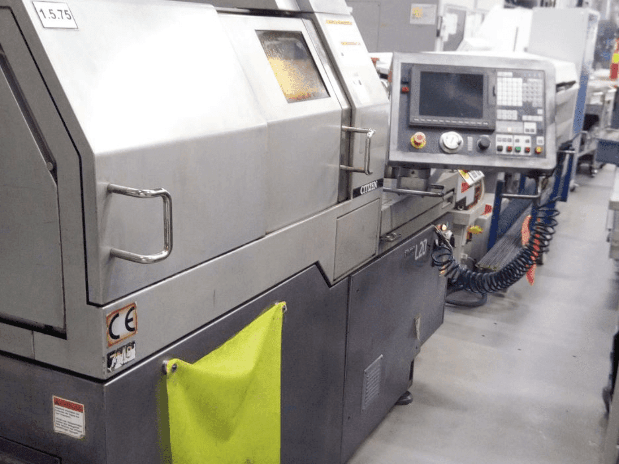 Front view of Citizen L720-Vlll  machine