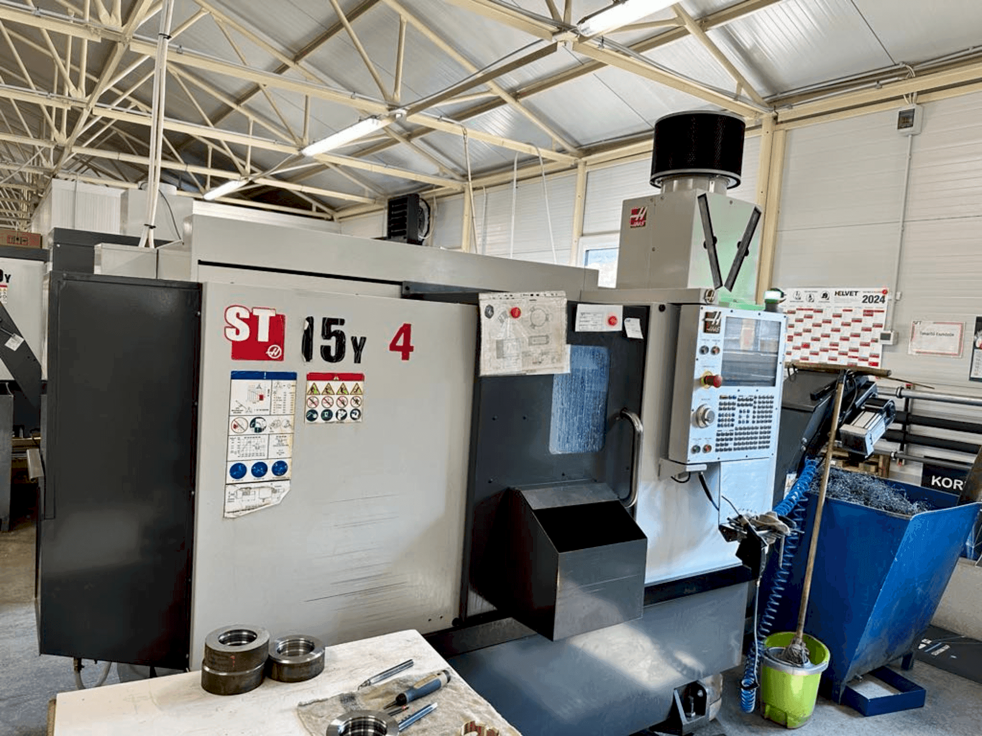 Front view of HAAS ST-15Y  machine