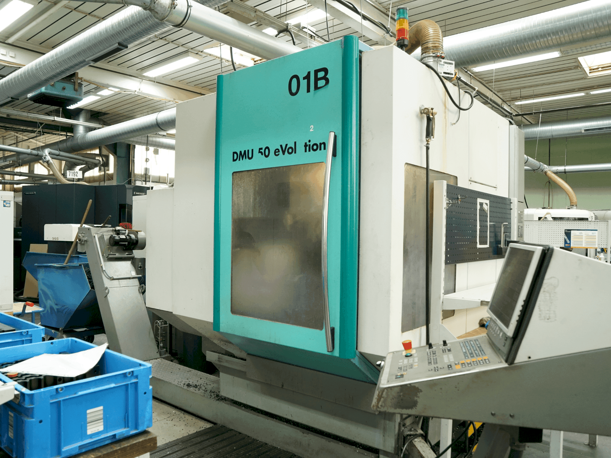 Front view of DECKEL MAHO DMU 50 Evolution (2000)  machine