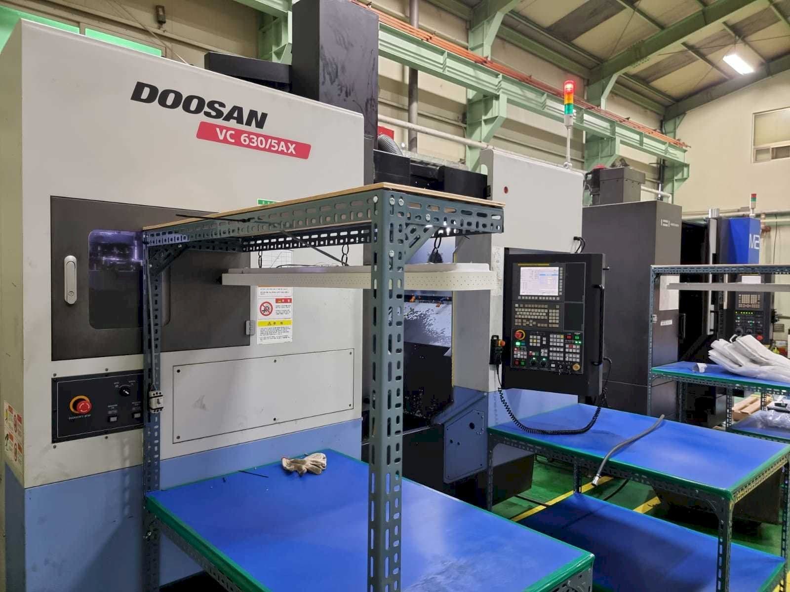 Front view of Doosan VC630/5AX  machine