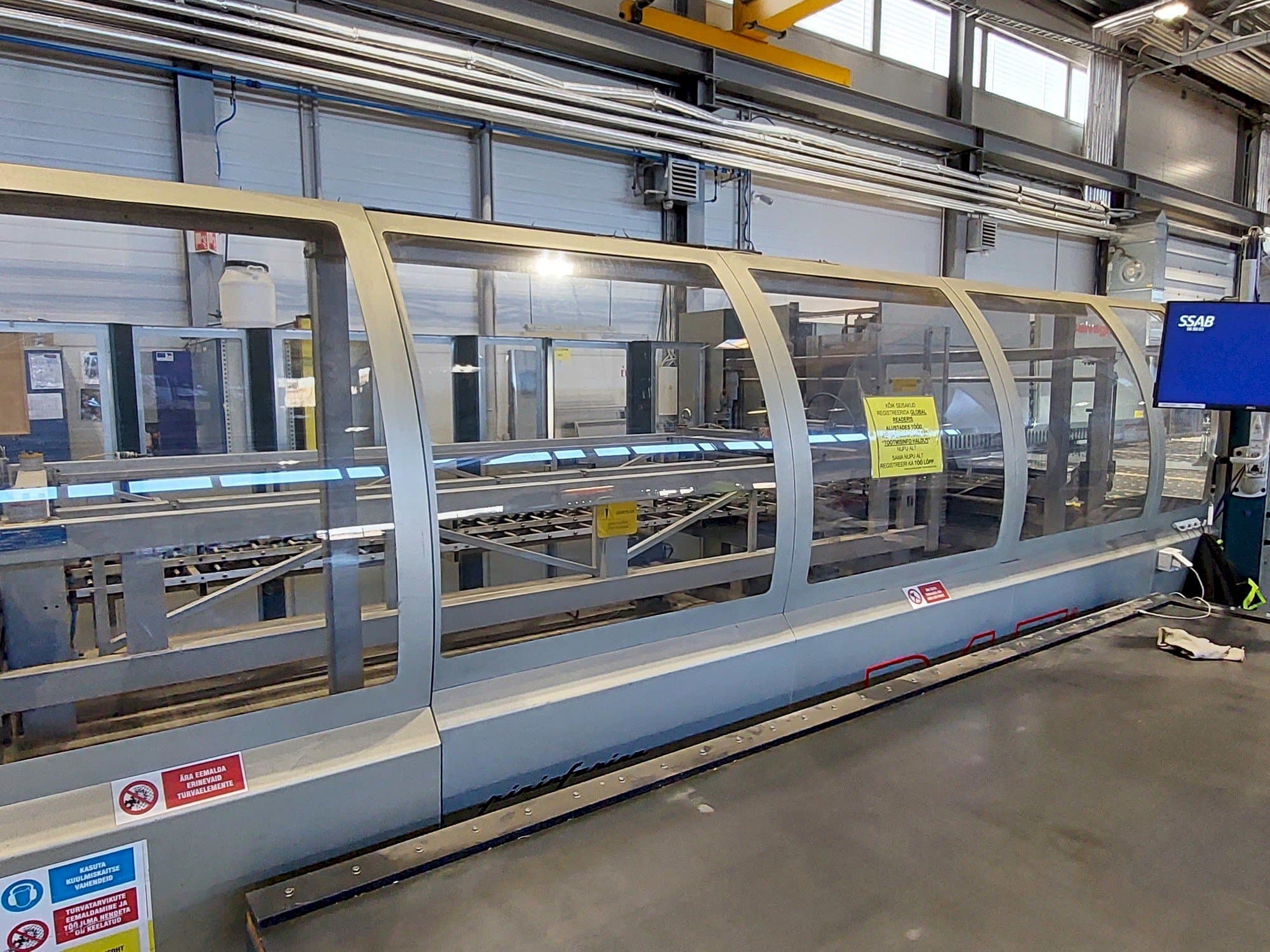 Front view of Salvagnini S4 0929 + P4 line  machine