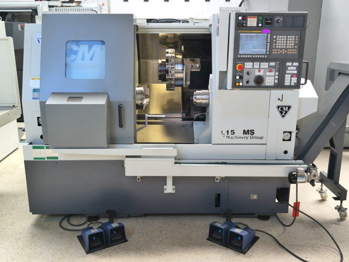 Front view of CMZ TL 15 SMC  machine