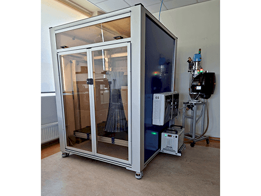 Front view of Terracubed T1000  machine