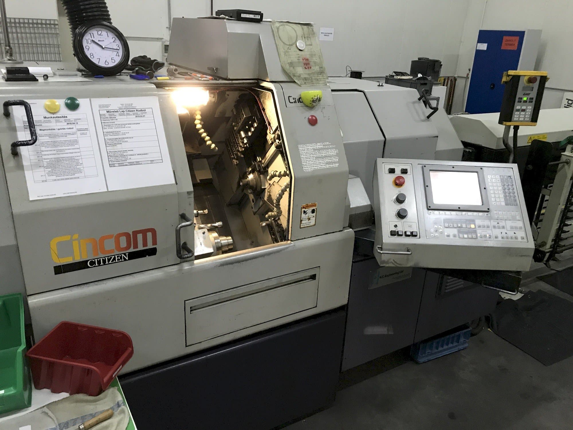 Front view of Citizen Cincom L32  machine