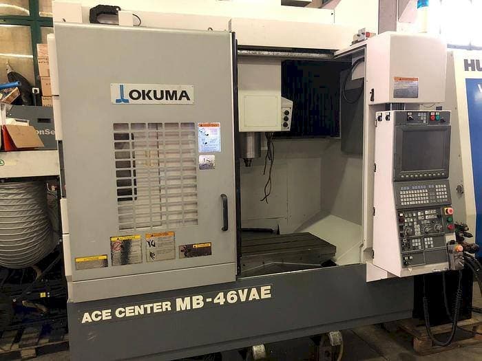 Front view of Okuma MB-46 VAE  machine