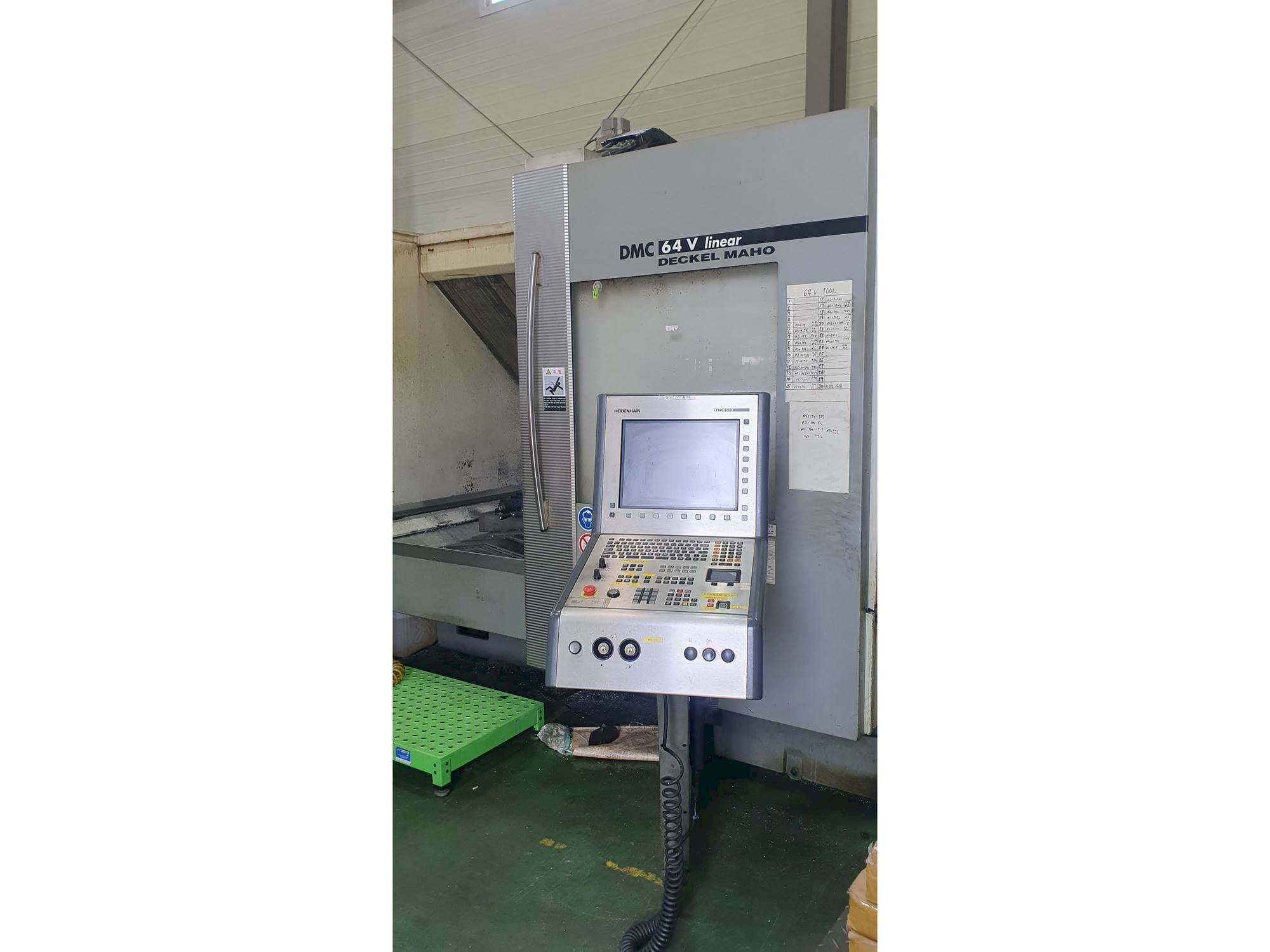 Front view of DECKEL MAHO DMC 64 V  machine