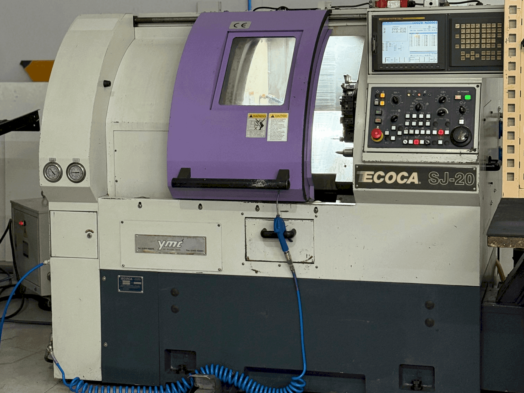 Front view of ECOCA SJ-20  machine