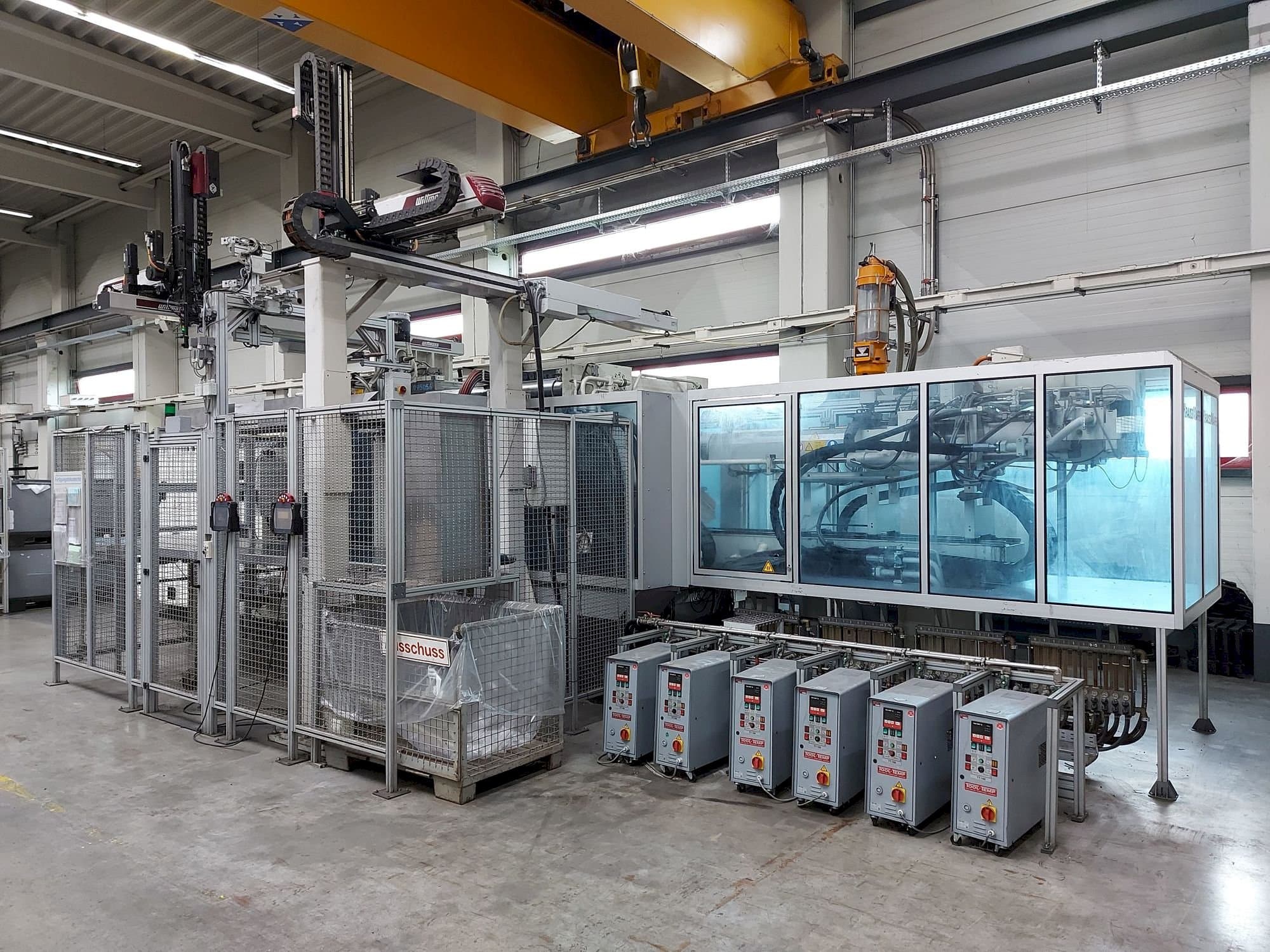 Front view of Krauss Maffei 650 Tandem  machine