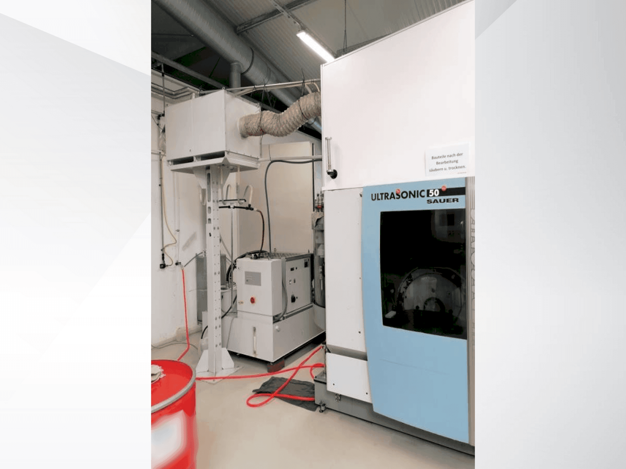 Front view of DMG Sauer Ultra sonic 50  machine