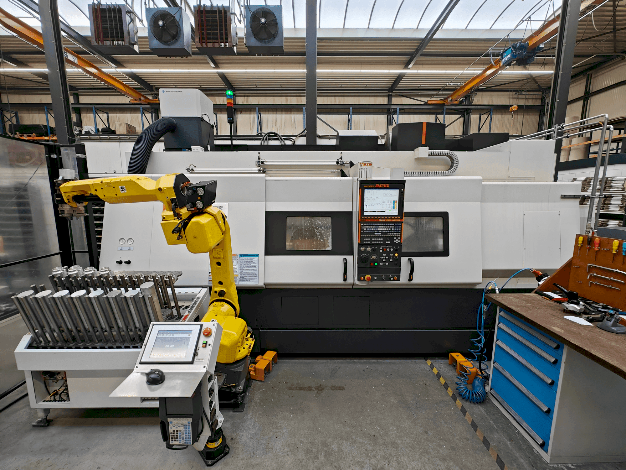 Front view of Mazak Integrex 400-IV-S x 1500  machine