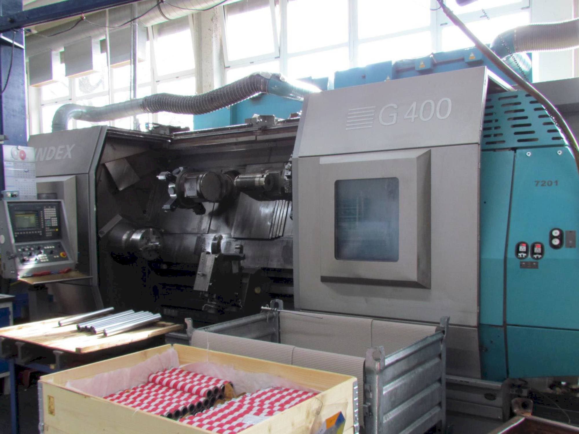 Front view of Index G400  machine