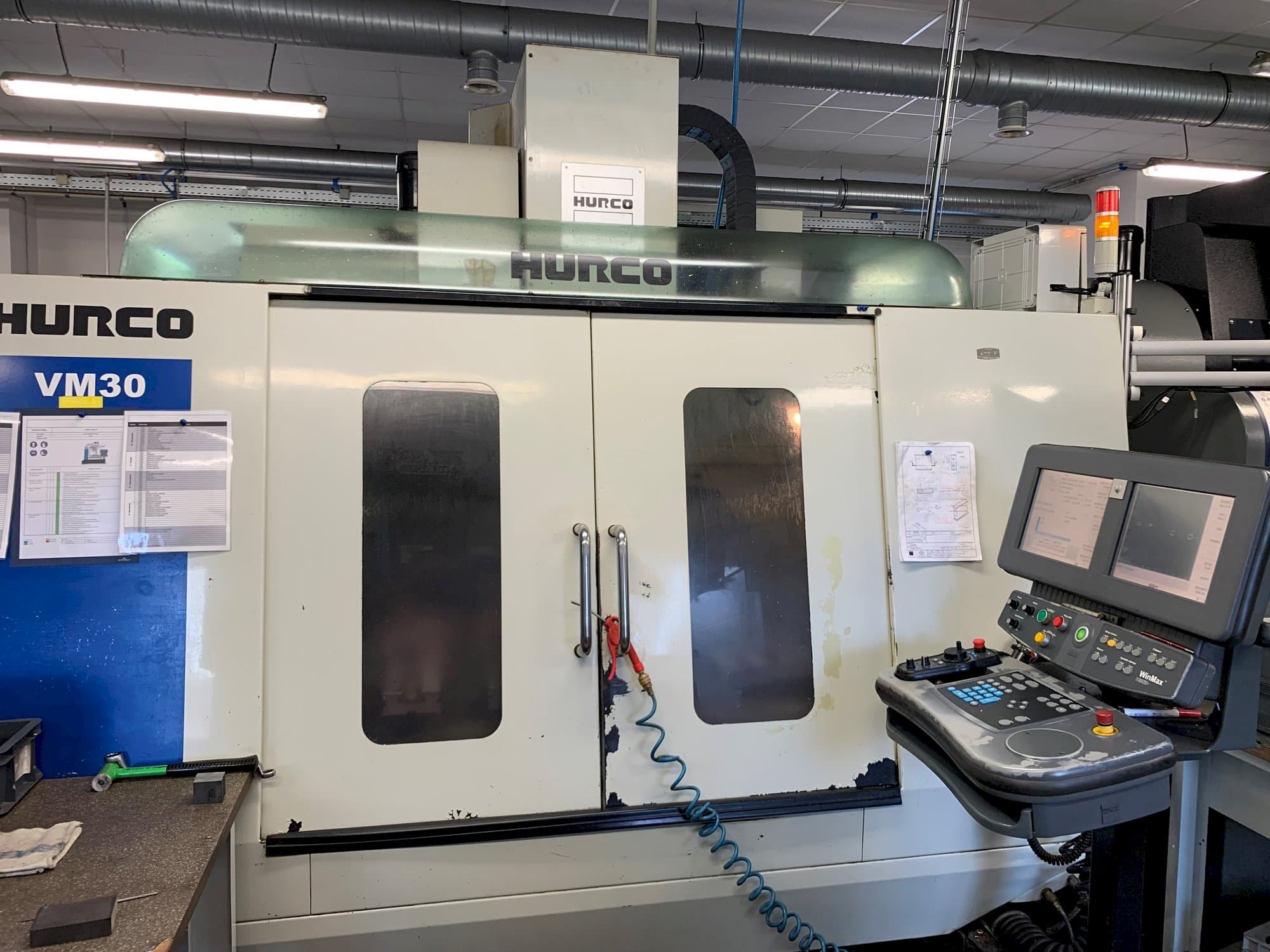 Front view of Hurco VM30  machine