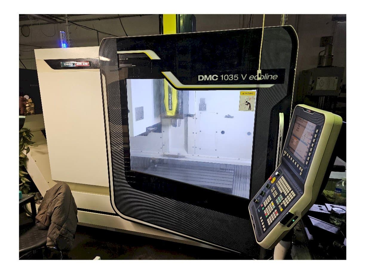 Front view of DMG DMC 1035 V ecoline  machine