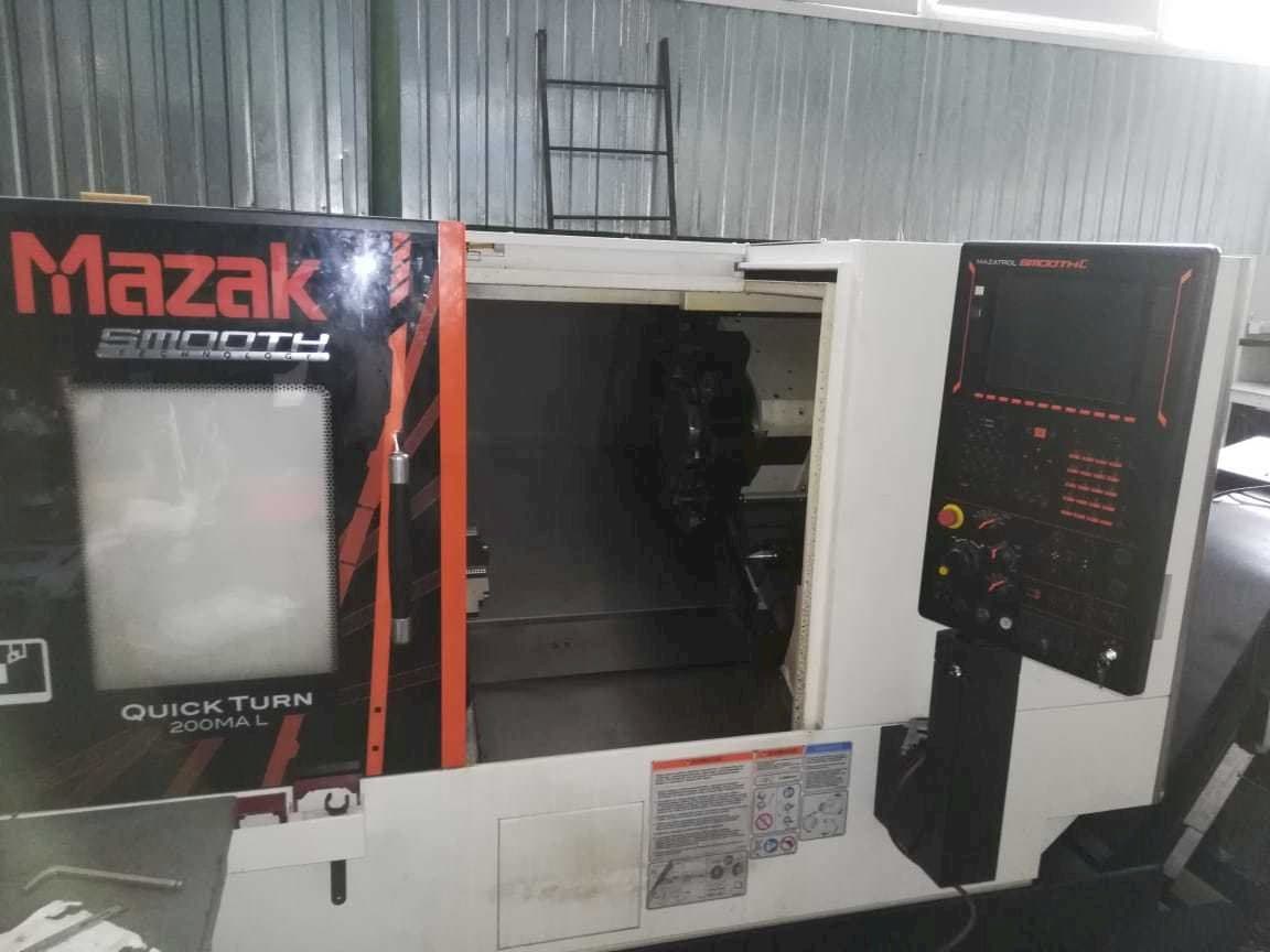 Front view of Mazak Quick Turn 200MA L  machine