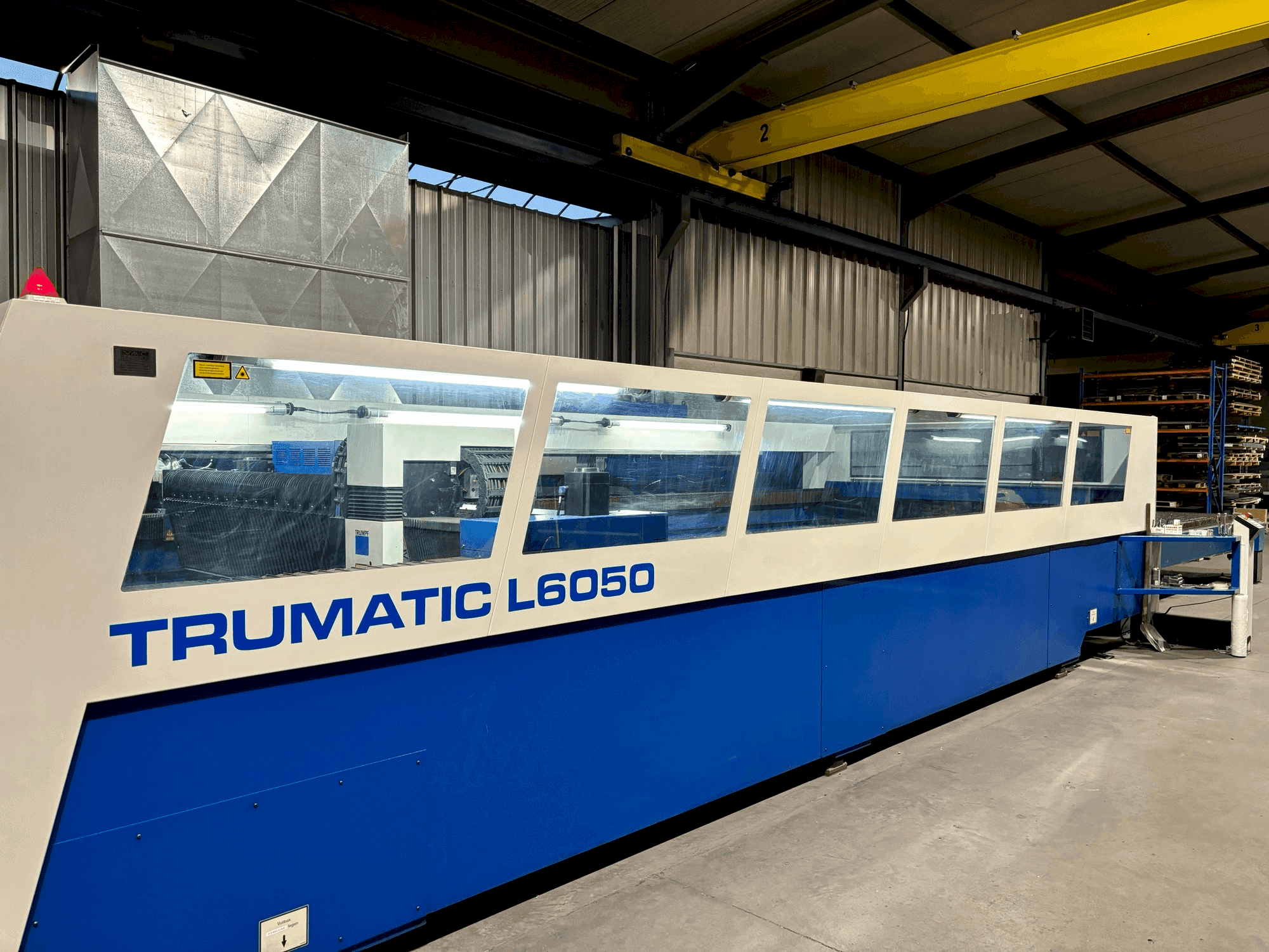 Front view of TRUMPF Trumatic L6050  machine