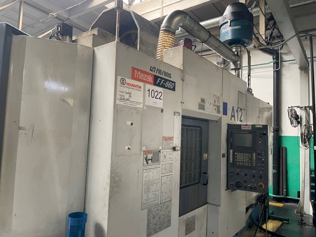 Front view of Mazak FF-660 machine