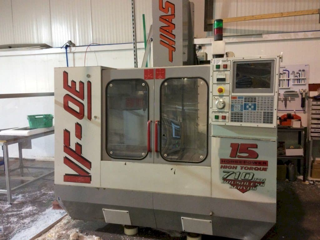 Front view of HAAS VF-OE  machine
