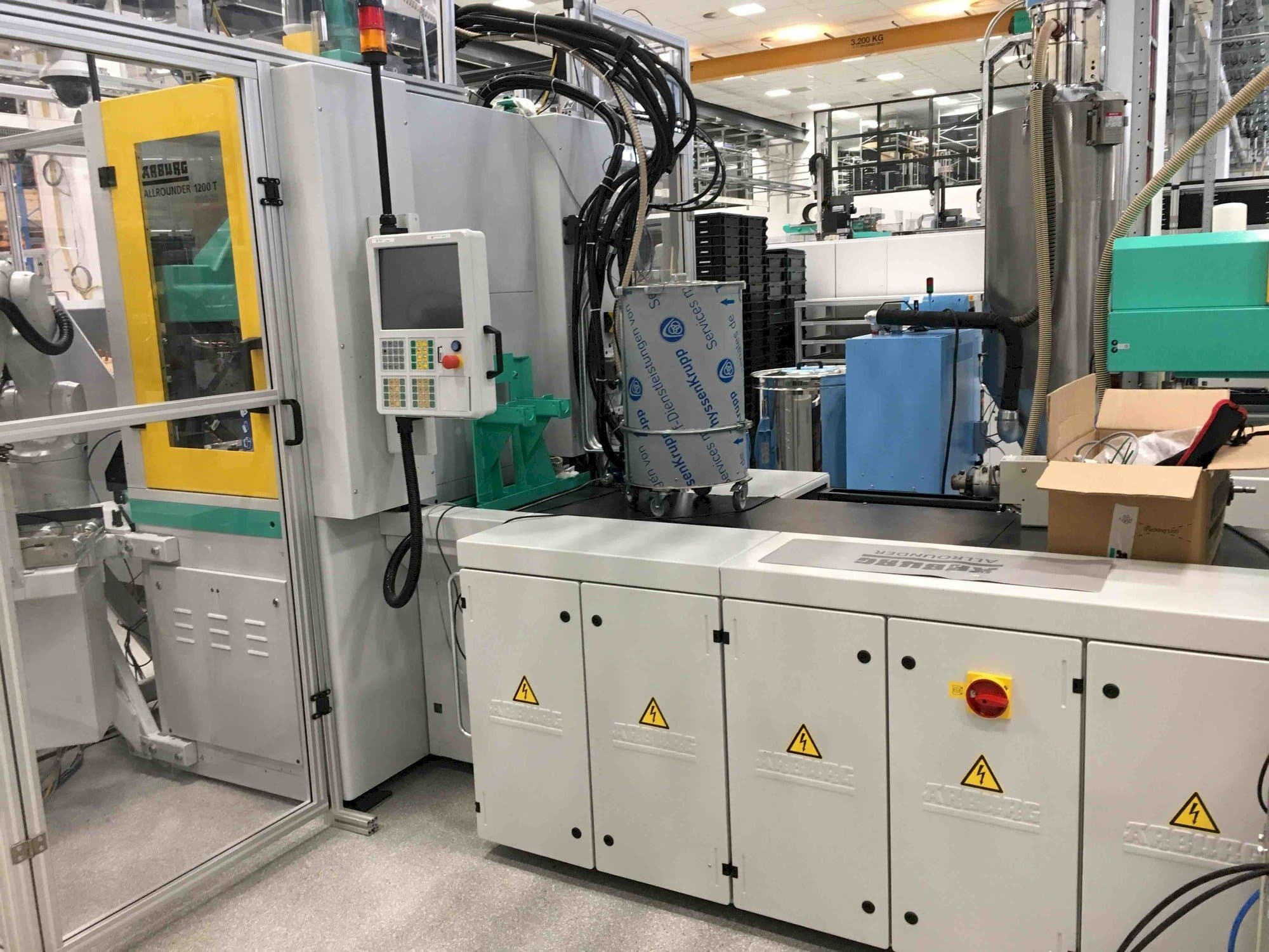 Front view of Arburg ALLROUNDER 1200 T 800 - 70 (2017)  machine