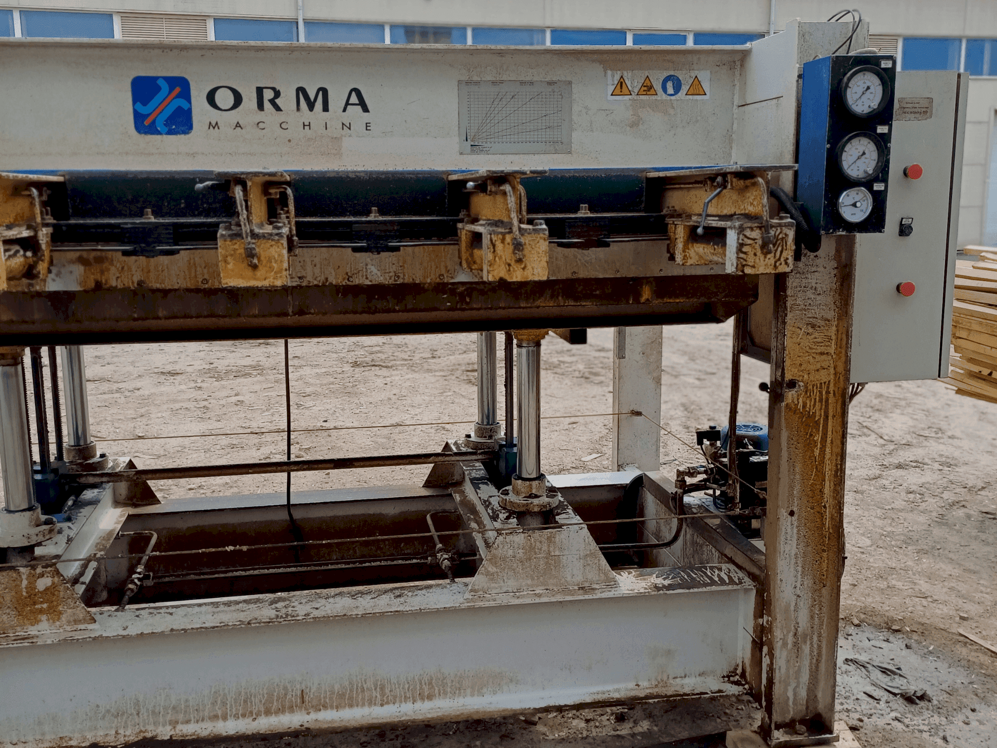 Front view of ORMA NPC/L  machine