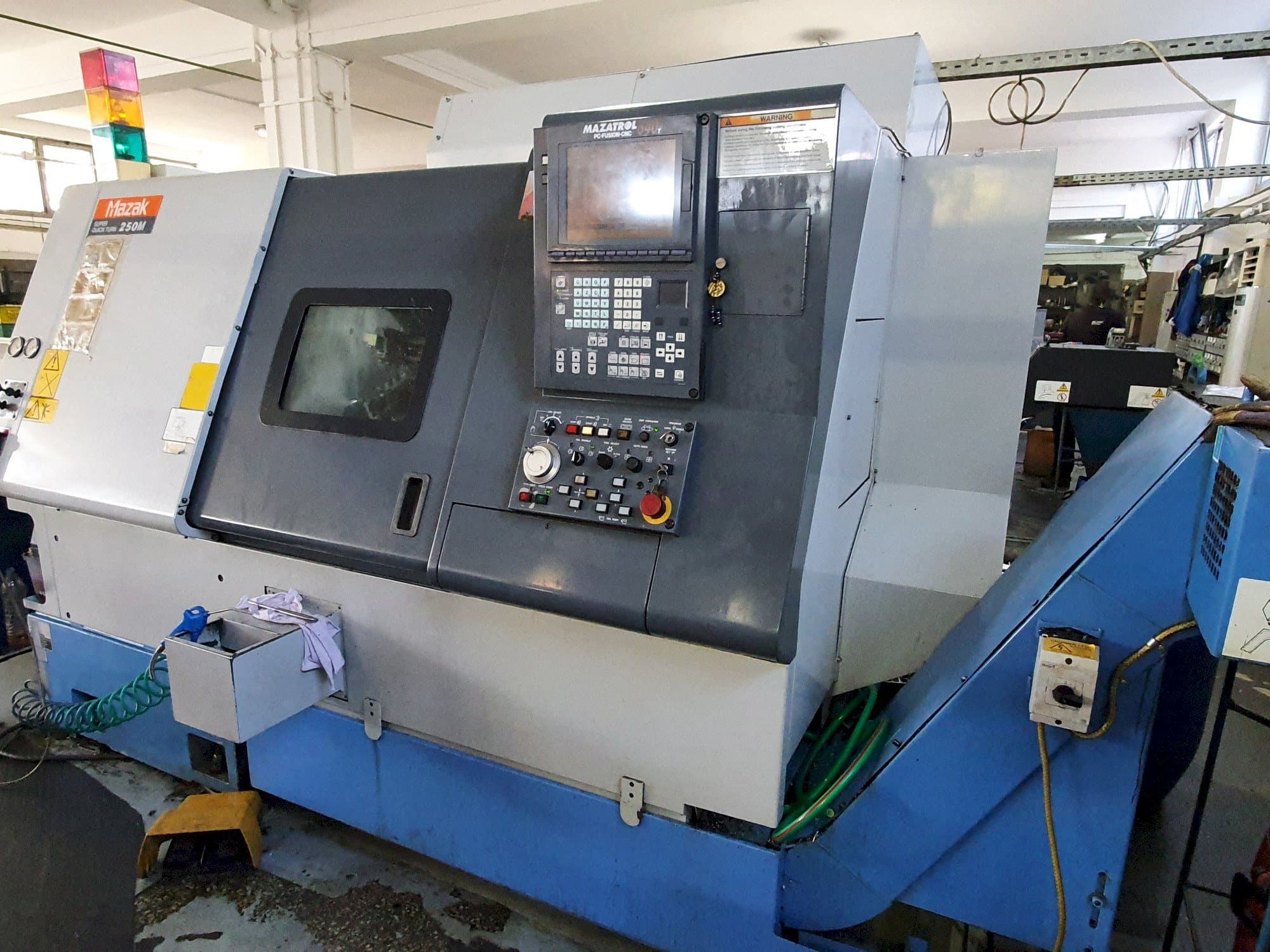 Front view of Mazak SQT250M  machine