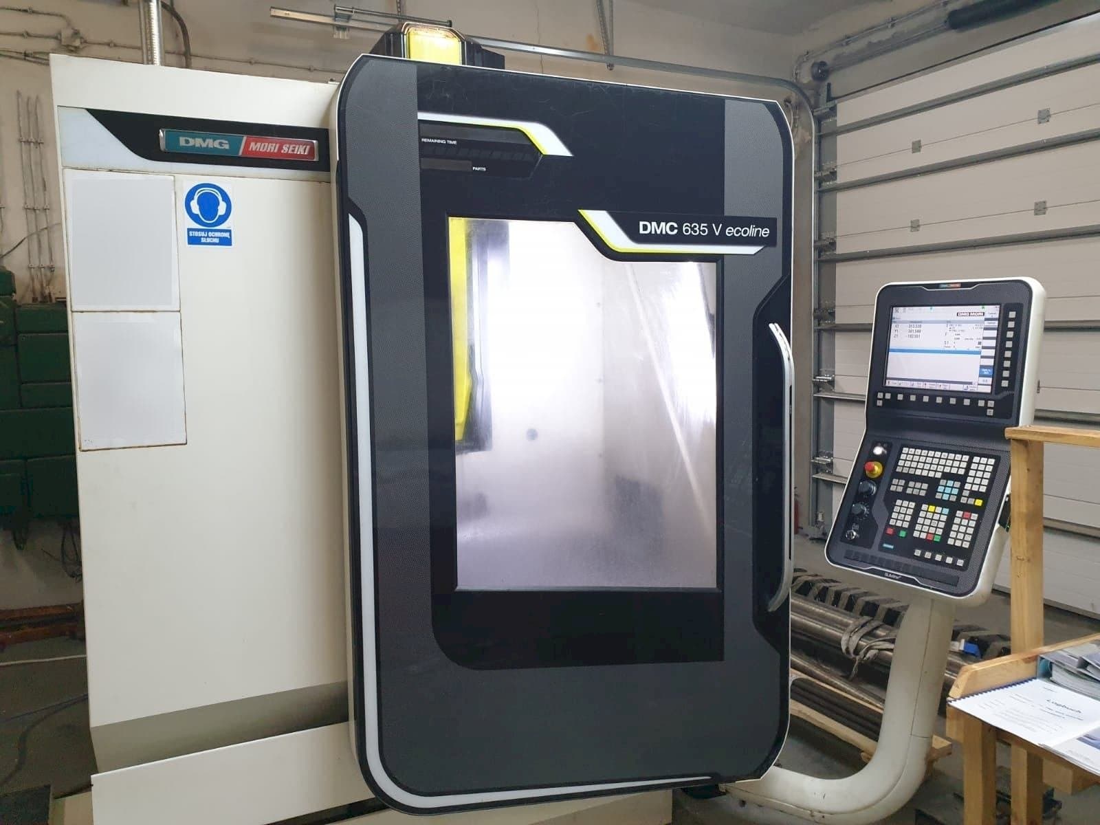 Front view of DMG DMC 635 V ecoline  machine