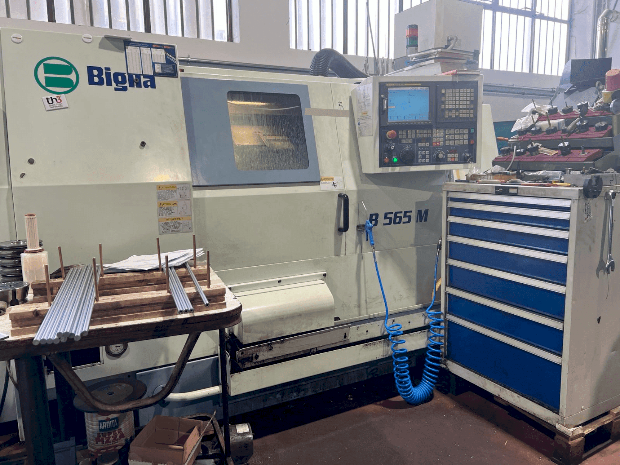 Front view of Biglia B565M  machine